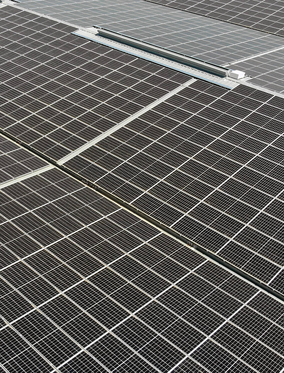 Imagen aérea proyecto gran escala energia solar - Ruano energía - Soluciones